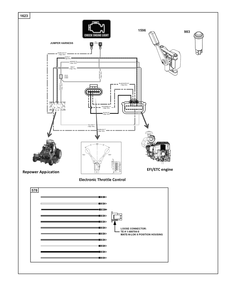Electronic Throttle Kit Diagram and Parts List for 541477-2242-J1(54-61) 400000 - 699999 Briggs and Stratton Engine